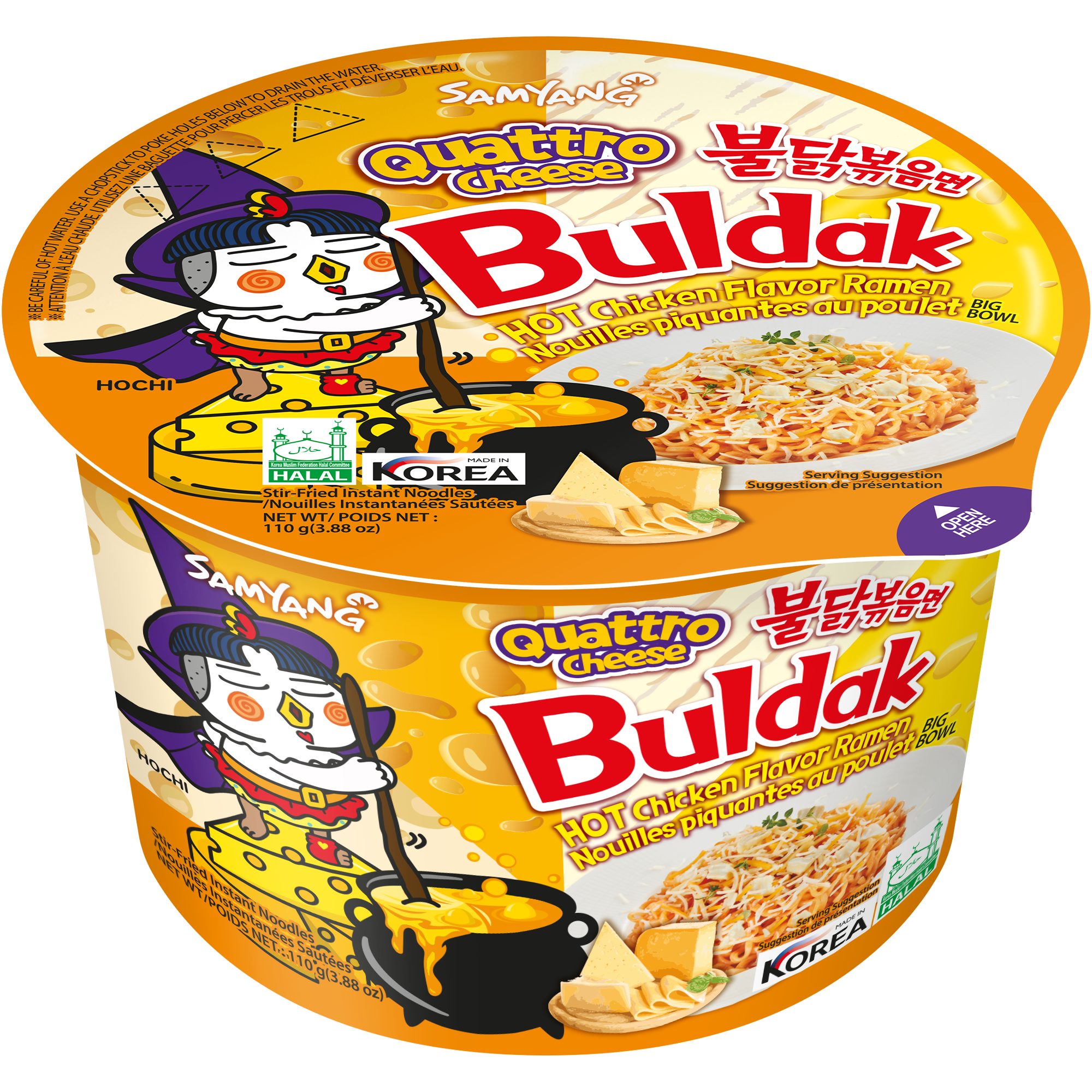 Buldak Ramen Quattro Cheese Big Bowl